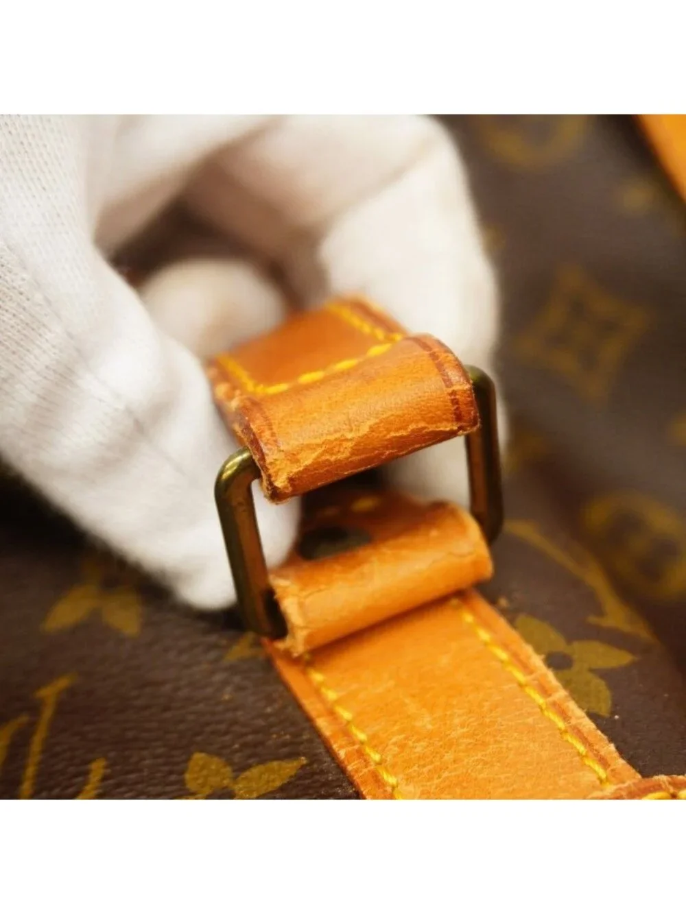 Louis Vuitton Boston Bag Monogram Sac Spool 45 Brown